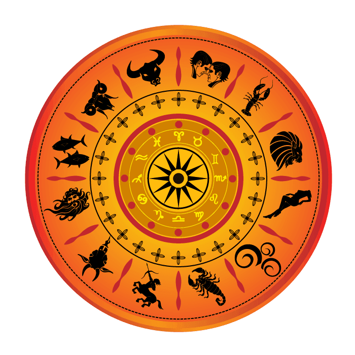 Vedic astrology illustration